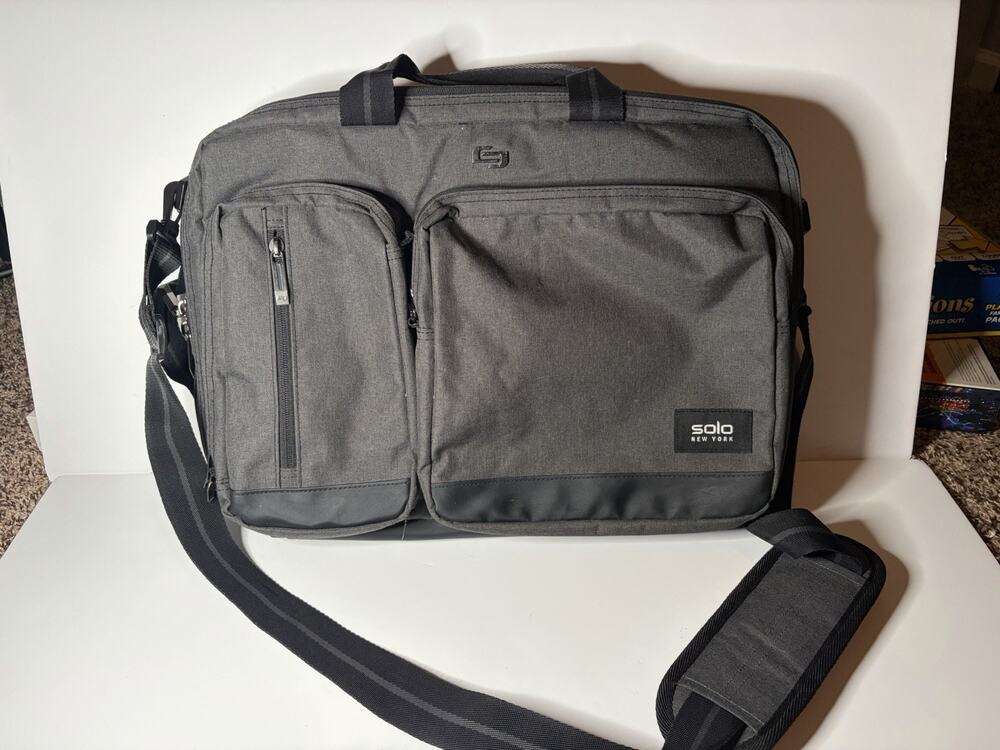 Solo New York/ Multi Use Bag/ 17”/ Messenger/ Backpack